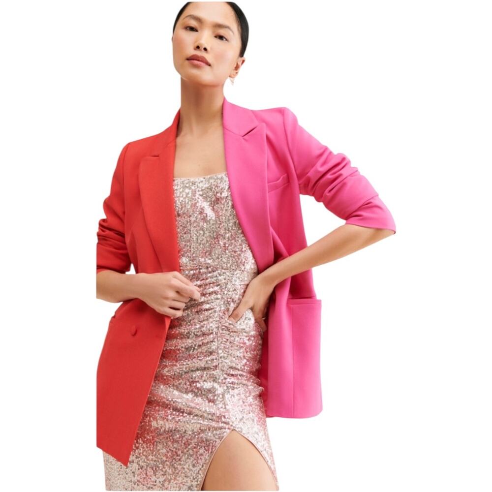 Hutch  Anthropologie Valentine Colorblock Blazer - M - Picture 3 of 7